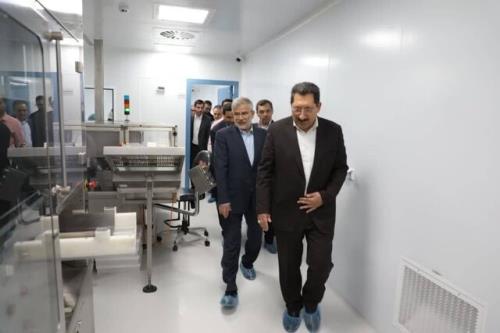 افتتاح یکی از بزرگ ترین پروژه های دارویی کشور با حضور وزیر صمت در البرز