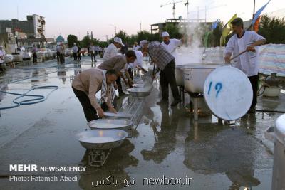 سهمیه مواد غذایی هیئت های مذهبی اعلام گردید